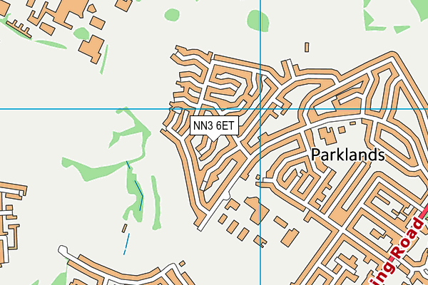 NN3 6ET map - OS VectorMap District (Ordnance Survey)