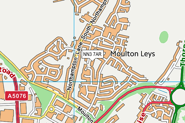 Kings Meadow School map (NN3 7AR) - OS VectorMap District (Ordnance Survey)