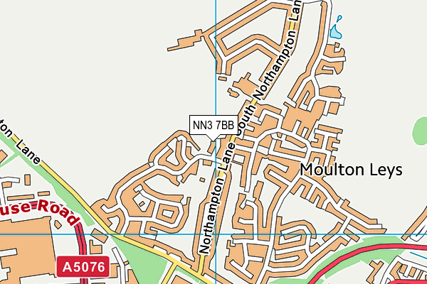 NN3 7BB map - OS VectorMap District (Ordnance Survey)