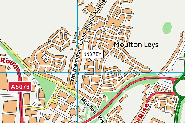 NN3 7EY map - OS VectorMap District (Ordnance Survey)