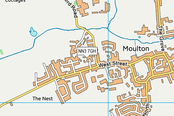 NN3 7GH map - OS VectorMap District (Ordnance Survey)