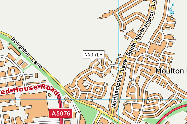 NN3 7LH map - OS VectorMap District (Ordnance Survey)