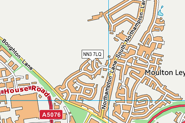 NN3 7LQ map - OS VectorMap District (Ordnance Survey)