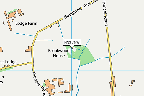 NN3 7NW map - OS VectorMap District (Ordnance Survey)