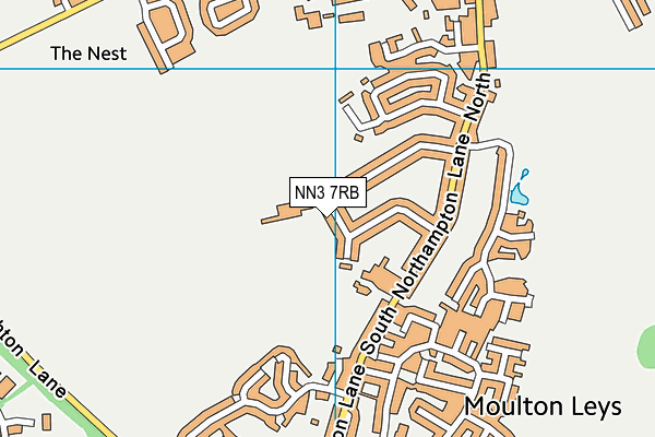 NN3 7RB map - OS VectorMap District (Ordnance Survey)