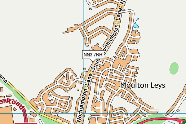 NN3 7RH map - OS VectorMap District (Ordnance Survey)