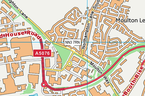 NN3 7RN map - OS VectorMap District (Ordnance Survey)