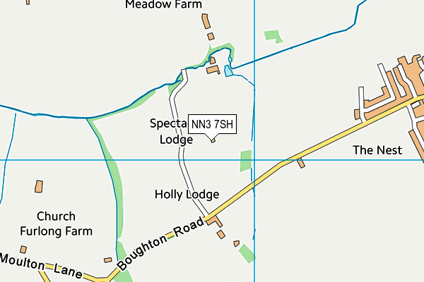 NN3 7SH map - OS VectorMap District (Ordnance Survey)