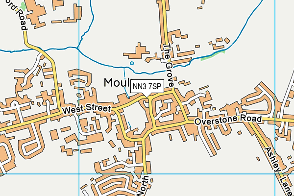 NN3 7SP map - OS VectorMap District (Ordnance Survey)