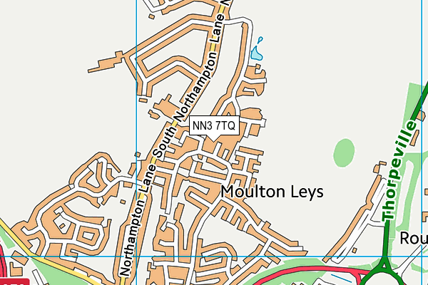 NN3 7TQ map - OS VectorMap District (Ordnance Survey)