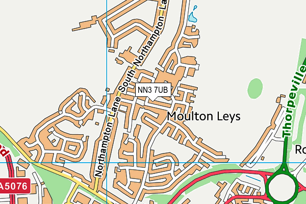 NN3 7UB map - OS VectorMap District (Ordnance Survey)