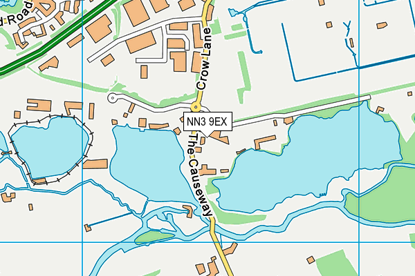 NN3 9EX map - OS VectorMap District (Ordnance Survey)