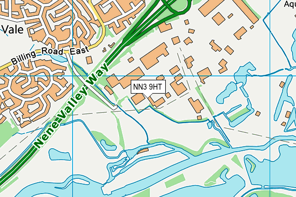 NN3 9HT map - OS VectorMap District (Ordnance Survey)