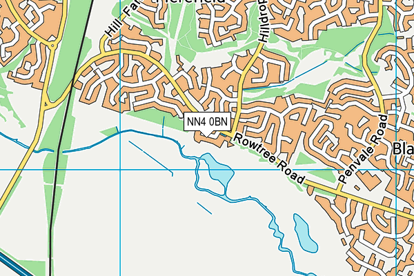 NN4 0BN map - OS VectorMap District (Ordnance Survey)