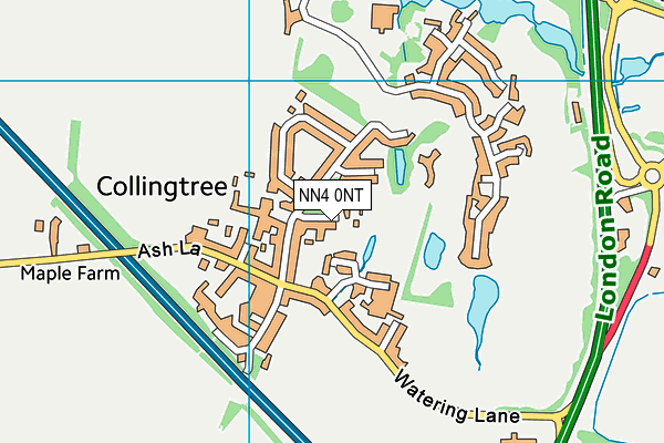 Map of RJW FLOORING LTD at district scale