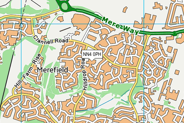 Simon de Senlis Primary School map (NN4 0PH) - OS VectorMap District (Ordnance Survey)