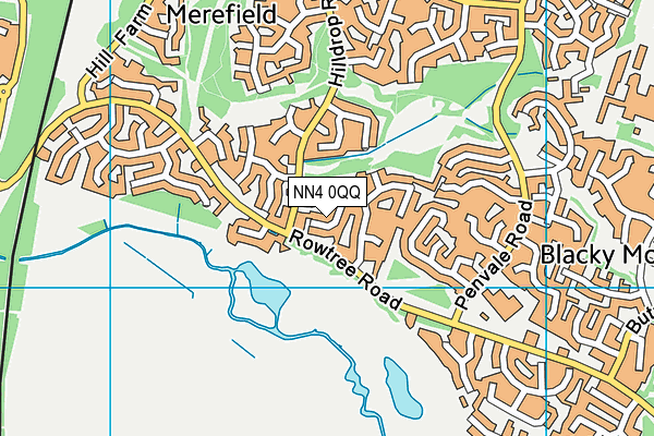 NN4 0QQ map - OS VectorMap District (Ordnance Survey)