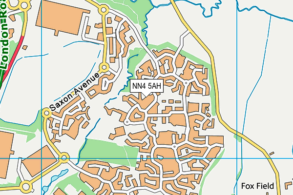 NN4 5AH map - OS VectorMap District (Ordnance Survey)