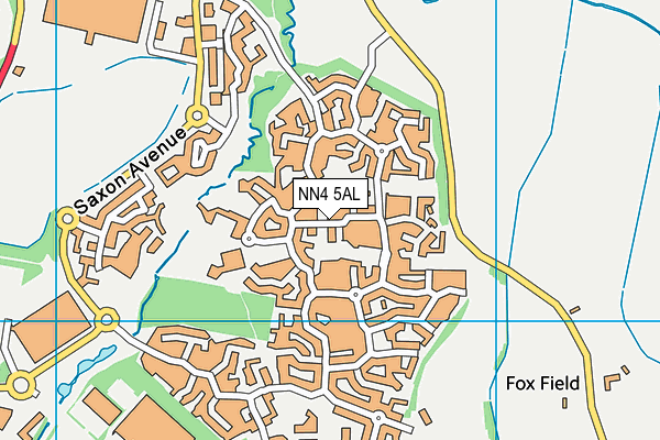 NN4 5AL map - OS VectorMap District (Ordnance Survey)
