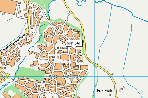 NN4 5AT map - OS VectorMap District (Ordnance Survey)