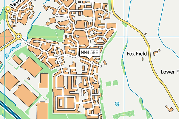 Foxfields Country Park map (NN4 5BE) - OS VectorMap District (Ordnance Survey)
