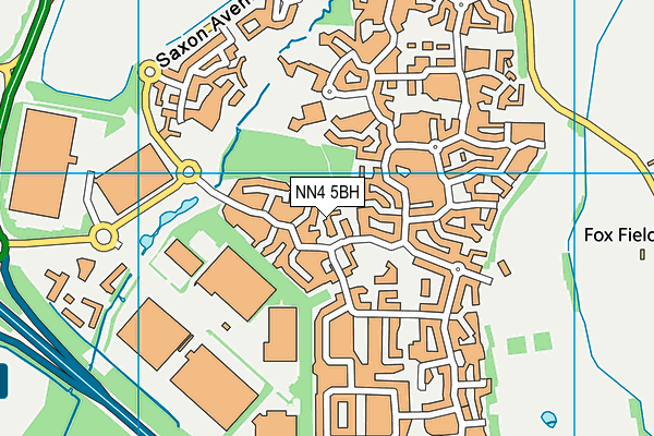 NN4 5BH map - OS VectorMap District (Ordnance Survey)