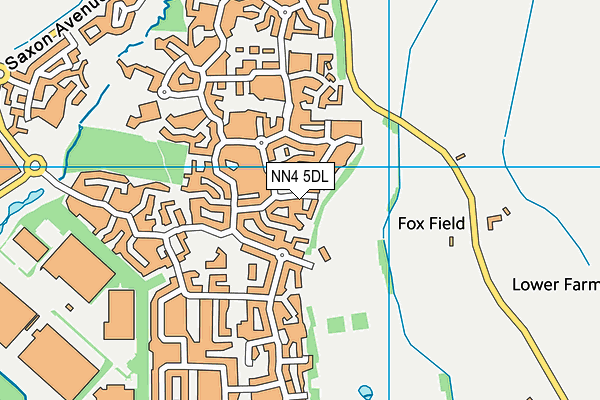 NN4 5DL map - OS VectorMap District (Ordnance Survey)
