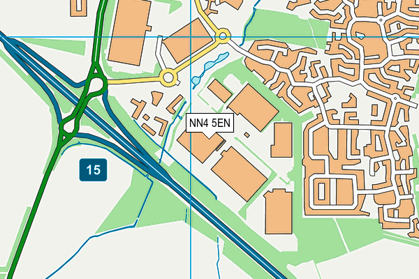 NN4 5EN map - OS VectorMap District (Ordnance Survey)