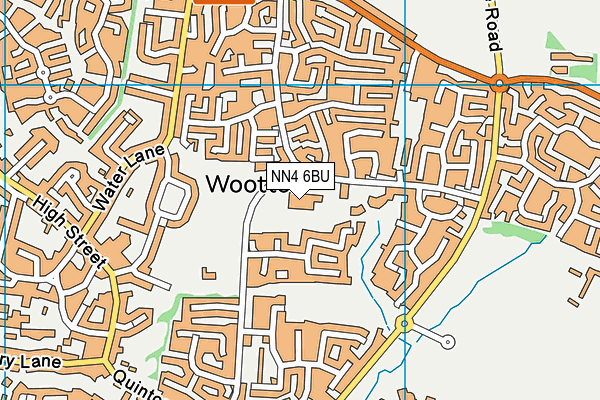 Preston Hedges Primary School map (NN4 6BU) - OS VectorMap District (Ordnance Survey)