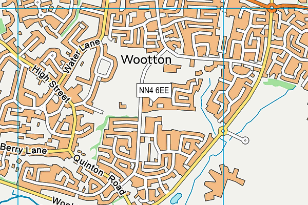 NN4 6EE map - OS VectorMap District (Ordnance Survey)