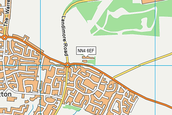 NN4 6EF map - OS VectorMap District (Ordnance Survey)