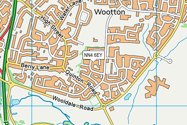 NN4 6EY map - OS VectorMap District (Ordnance Survey)