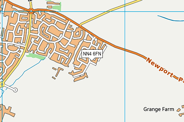 NN4 6FN map - OS VectorMap District (Ordnance Survey)