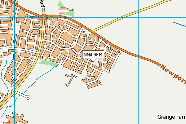 NN4 6FR map - OS VectorMap District (Ordnance Survey)