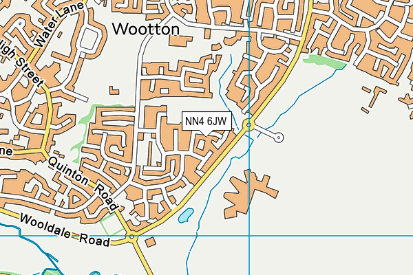 NN4 6JW map - OS VectorMap District (Ordnance Survey)