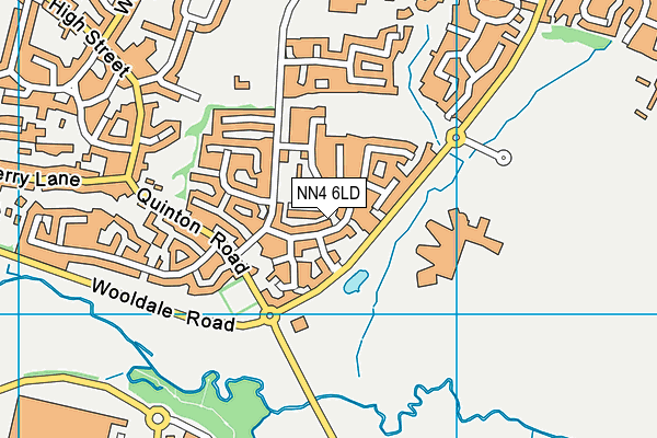 NN4 6LD map - OS VectorMap District (Ordnance Survey)