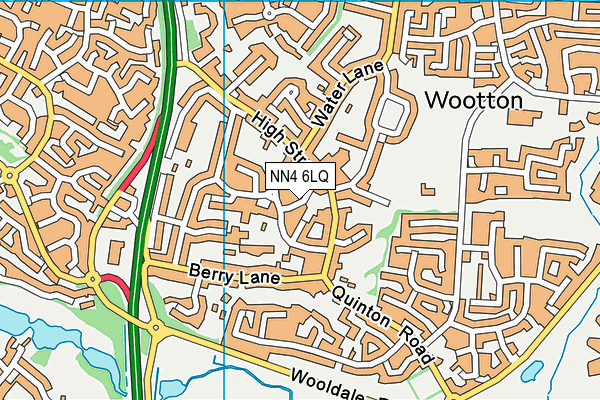 NN4 6LQ map - OS VectorMap District (Ordnance Survey)