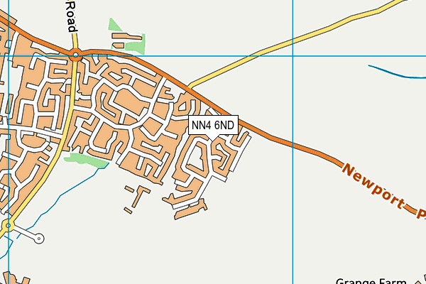 NN4 6ND map - OS VectorMap District (Ordnance Survey)