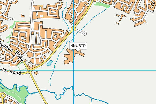 Kajima Community At Caroline Chisholm School map (NN4 6TP) - OS VectorMap District (Ordnance Survey)