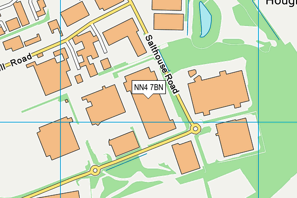 NN4 7BN map - OS VectorMap District (Ordnance Survey)