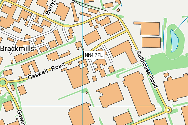NN4 7PL map - OS VectorMap District (Ordnance Survey)