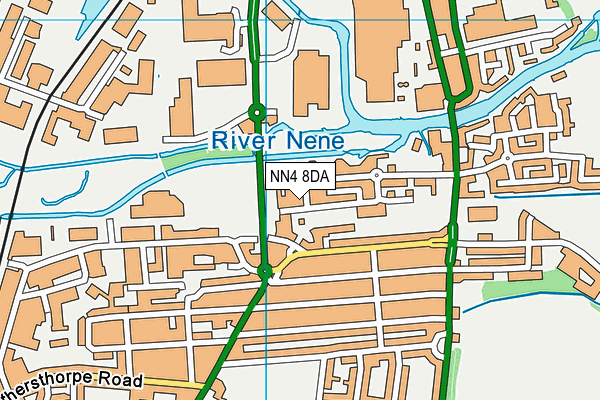 NN4 8DA map - OS VectorMap District (Ordnance Survey)