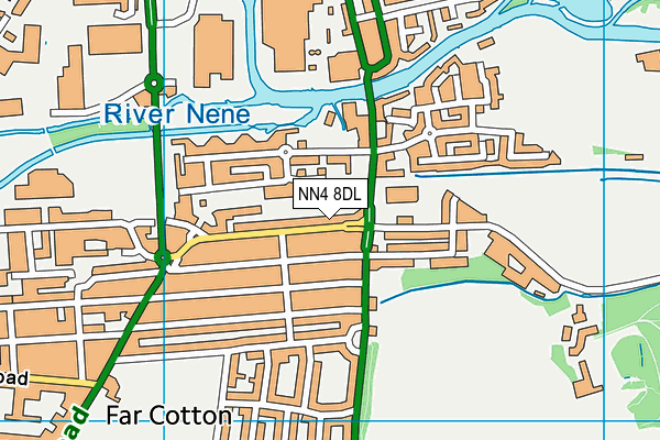 NN4 8DL map - OS VectorMap District (Ordnance Survey)