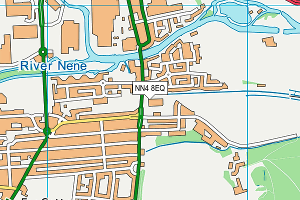 NN4 8EQ map - OS VectorMap District (Ordnance Survey)
