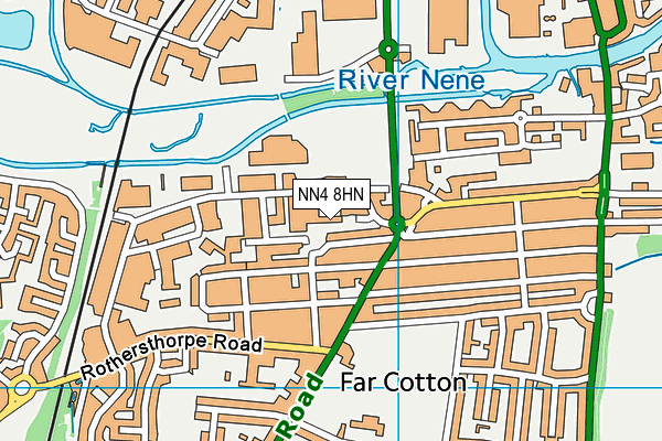 NN4 8HN map - OS VectorMap District (Ordnance Survey)