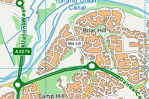NN4 8JE map - OS VectorMap District (Ordnance Survey)