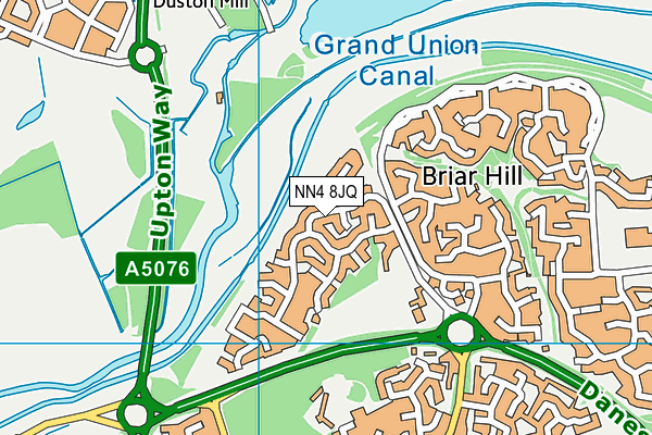 NN4 8JQ map - OS VectorMap District (Ordnance Survey)