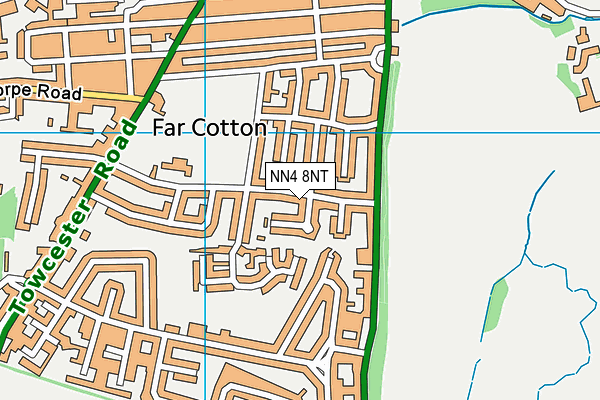 NN4 8NT map - OS VectorMap District (Ordnance Survey)