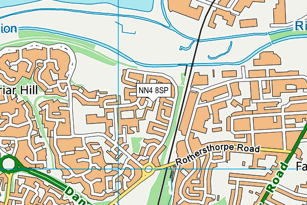 NN4 8SP map - OS VectorMap District (Ordnance Survey)