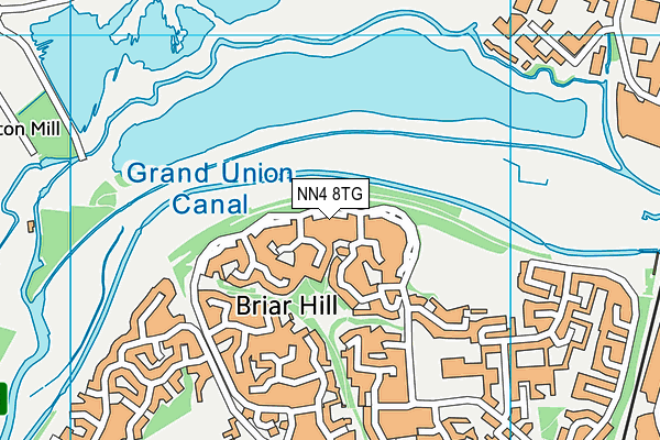 NN4 8TG map - OS VectorMap District (Ordnance Survey)